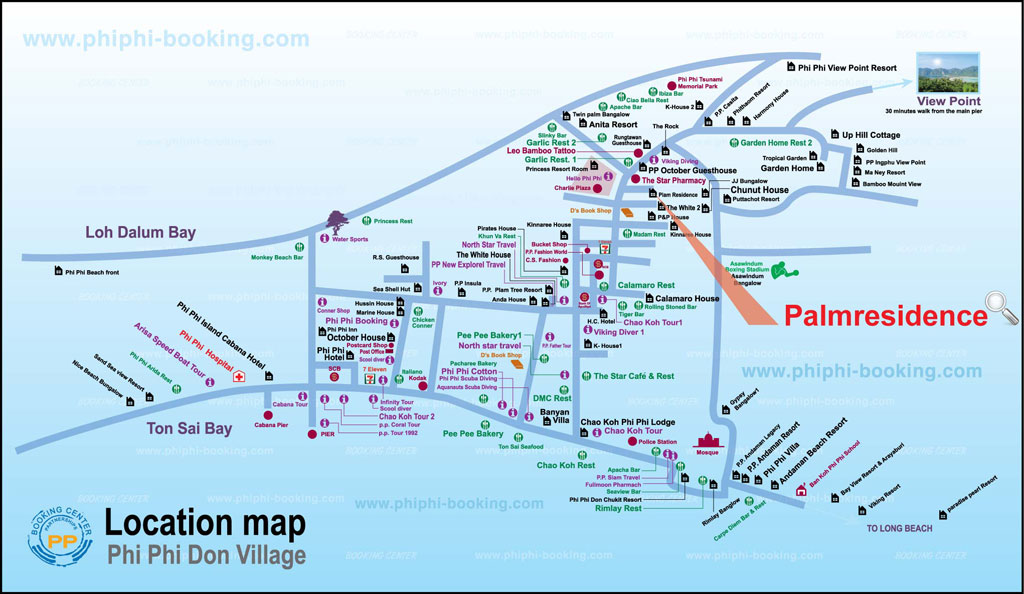 Phi Phi Palm Residence Map