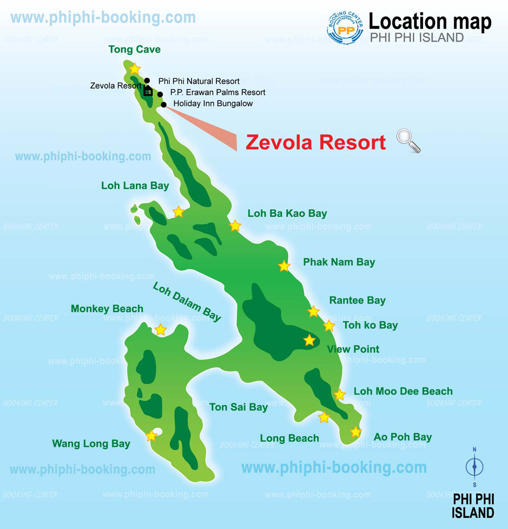 Zeavola Resort & Spa Map